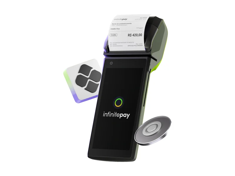 InfinitePay Smart: Maquininha comprada uma vez, sem aluguel, com Pix grátis e o valor das vendas parceladas pago de uma vez em 1 dia útil